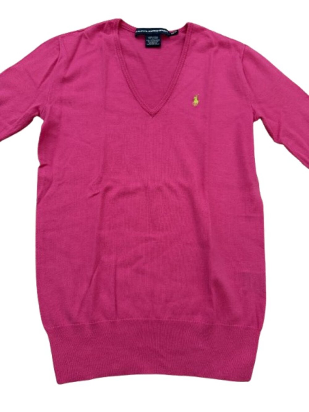 Ralph Lauren Sport Women's V-Neck Sweaters in Purple AND Pink size XS/TP - Picture 4 of 5